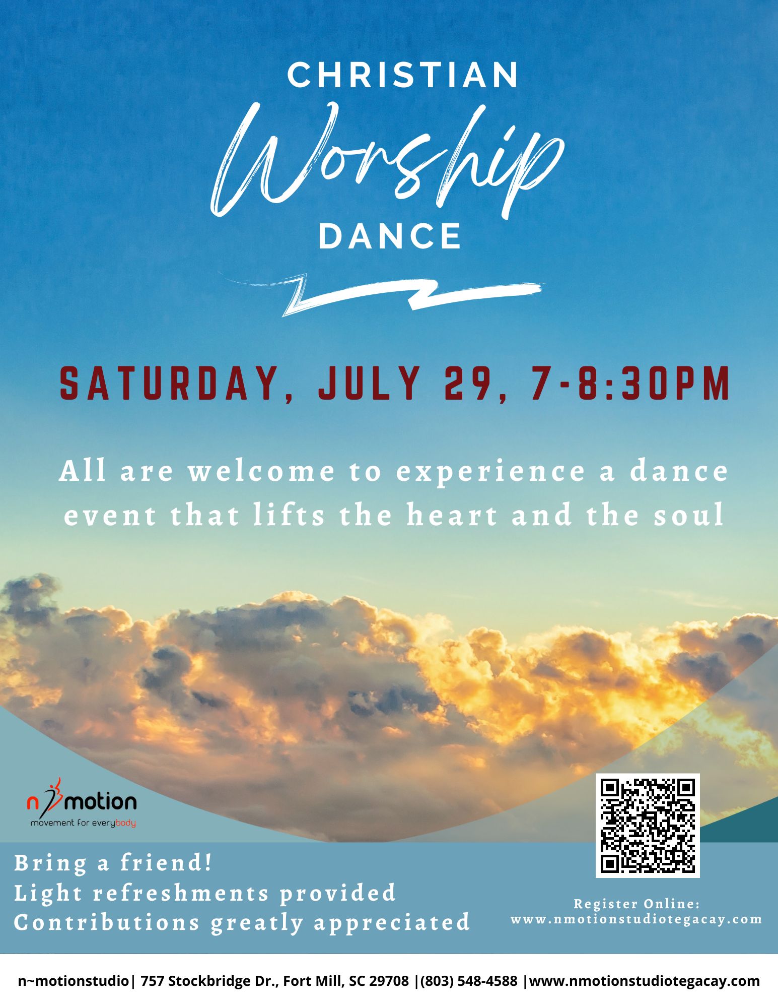 July 29 - Christian Worship Dance